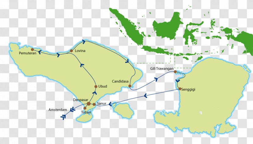 Indonesia Map Clip Art - Line - Bali Transparent PNG