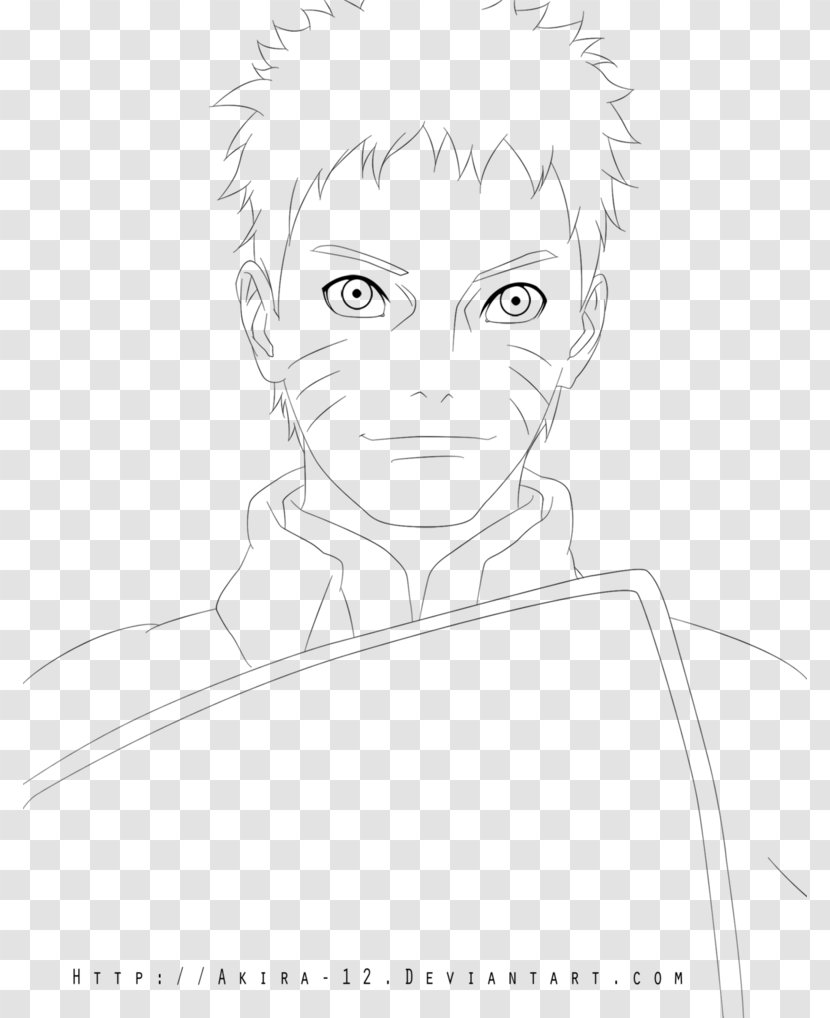 Eye Drawing Line Art Sketch - Watercolor - How To Draw Naruto Uzumaki Transparent PNG