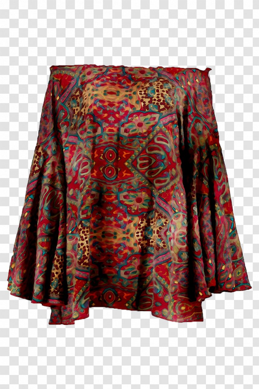 Skirt Dress Blouse Maroon Pattern - Sleeve - Outerwear Transparent PNG