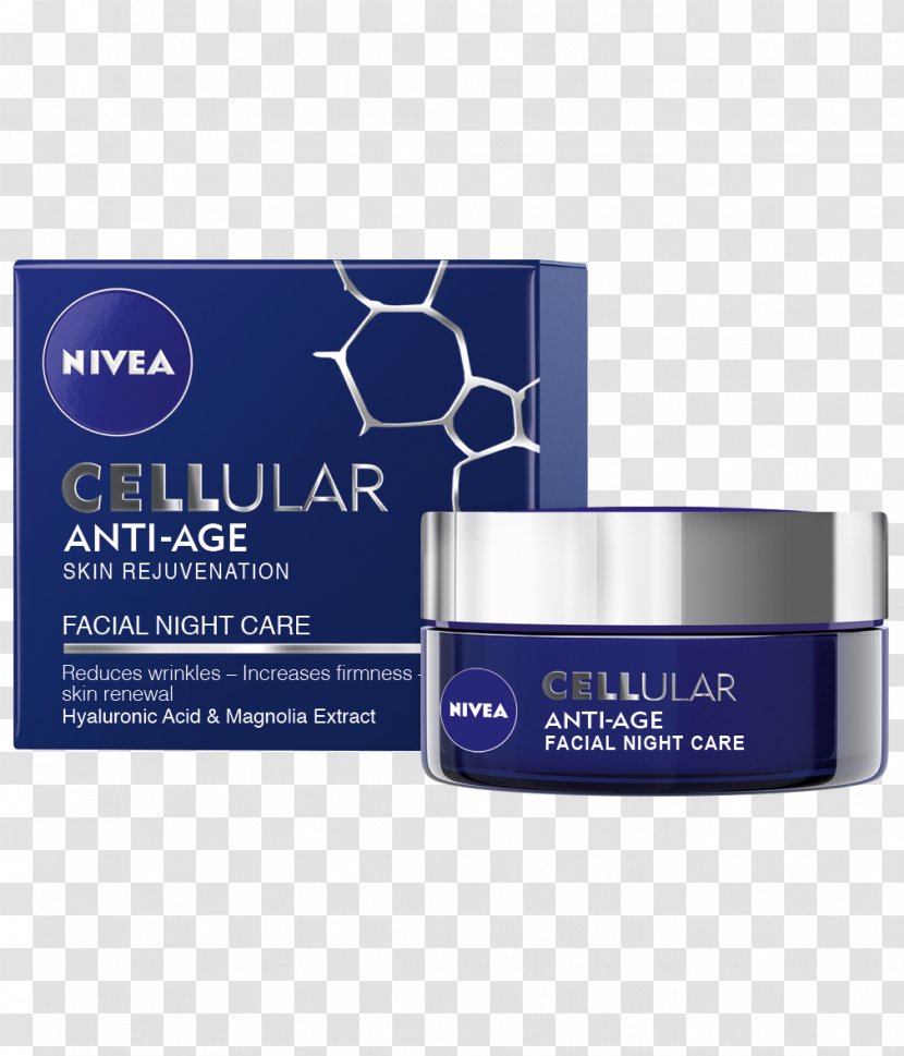 Anti-aging Cream NIVEA CELLular Anti-Age Day Wrinkle - Face Transparent PNG
