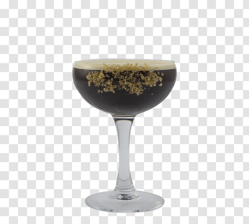 Wine Glass Espresso Martini Cocktail - Caramel - Splash Transparent PNG