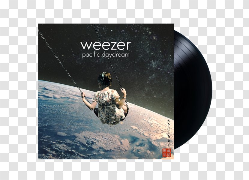 Weezer Pacific Daydream Phonograph Record LP Album - Silhouette Transparent PNG