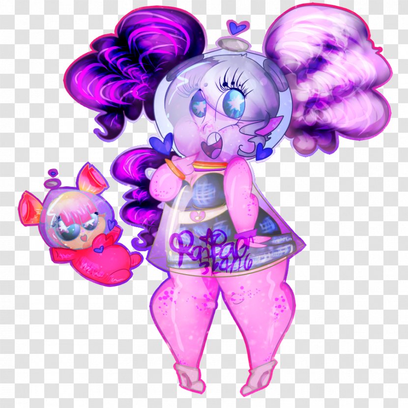 Balloon Cartoon Pink M Doll Transparent PNG
