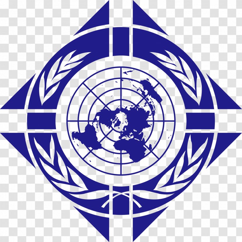 United Nations Headquarters Model Flag Of The Charter - Electric Blue - Lobster Transparent PNG