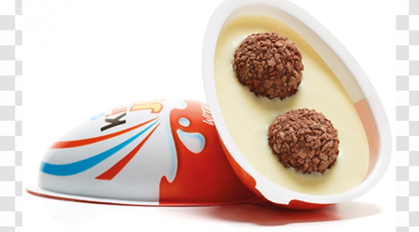 Kinder Surprise Chocolate Ferrero Rocher Joy Egg - Dessert Transparent PNG