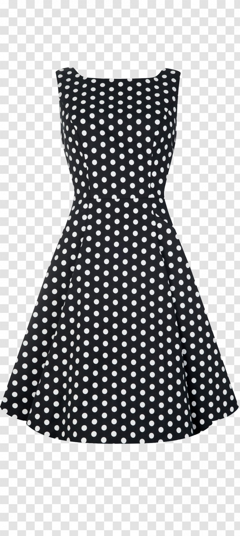 1950s Polka Dot Clothing Sizes Vintage Dress - Tree Transparent PNG