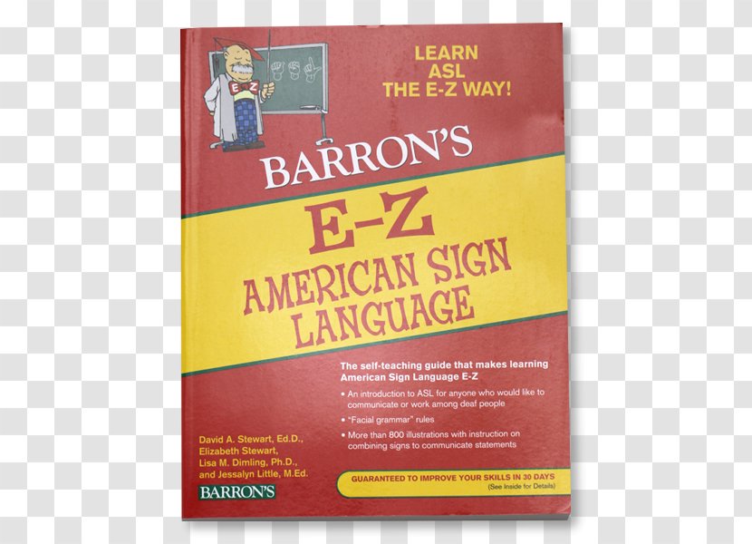 E-Z American Sign Language Barron's Algebra 2 English The Phrase Book - United States Transparent PNG