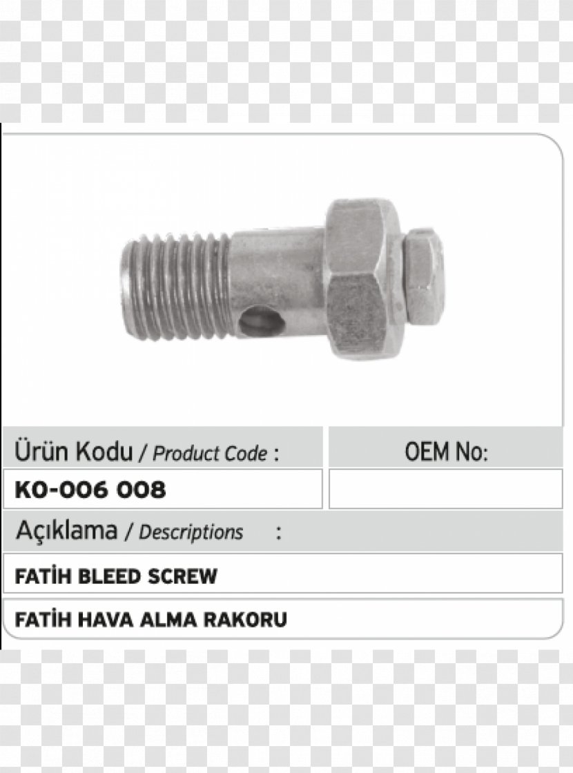 Fastener Product Design Angle Screw Transparent PNG