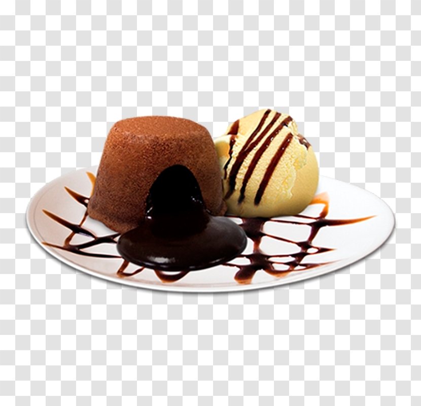 Pizza Molten Chocolate Cake Ice Cream Pancake - Dessert Transparent PNG