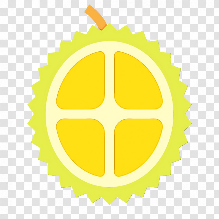 Yellow Logo Symbol Circle Transparent PNG
