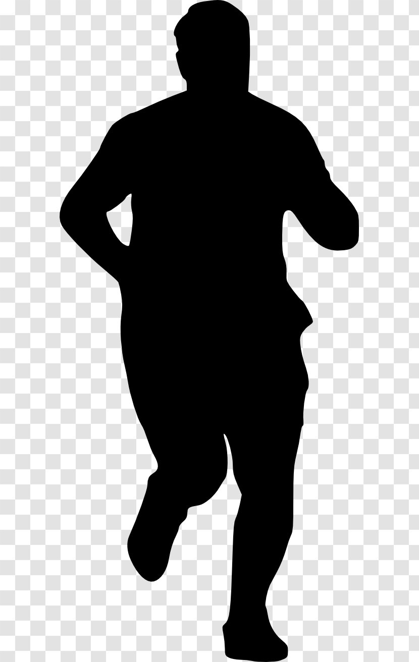 Silhouette Clip Art - Human Behavior - Running Man Transparent PNG