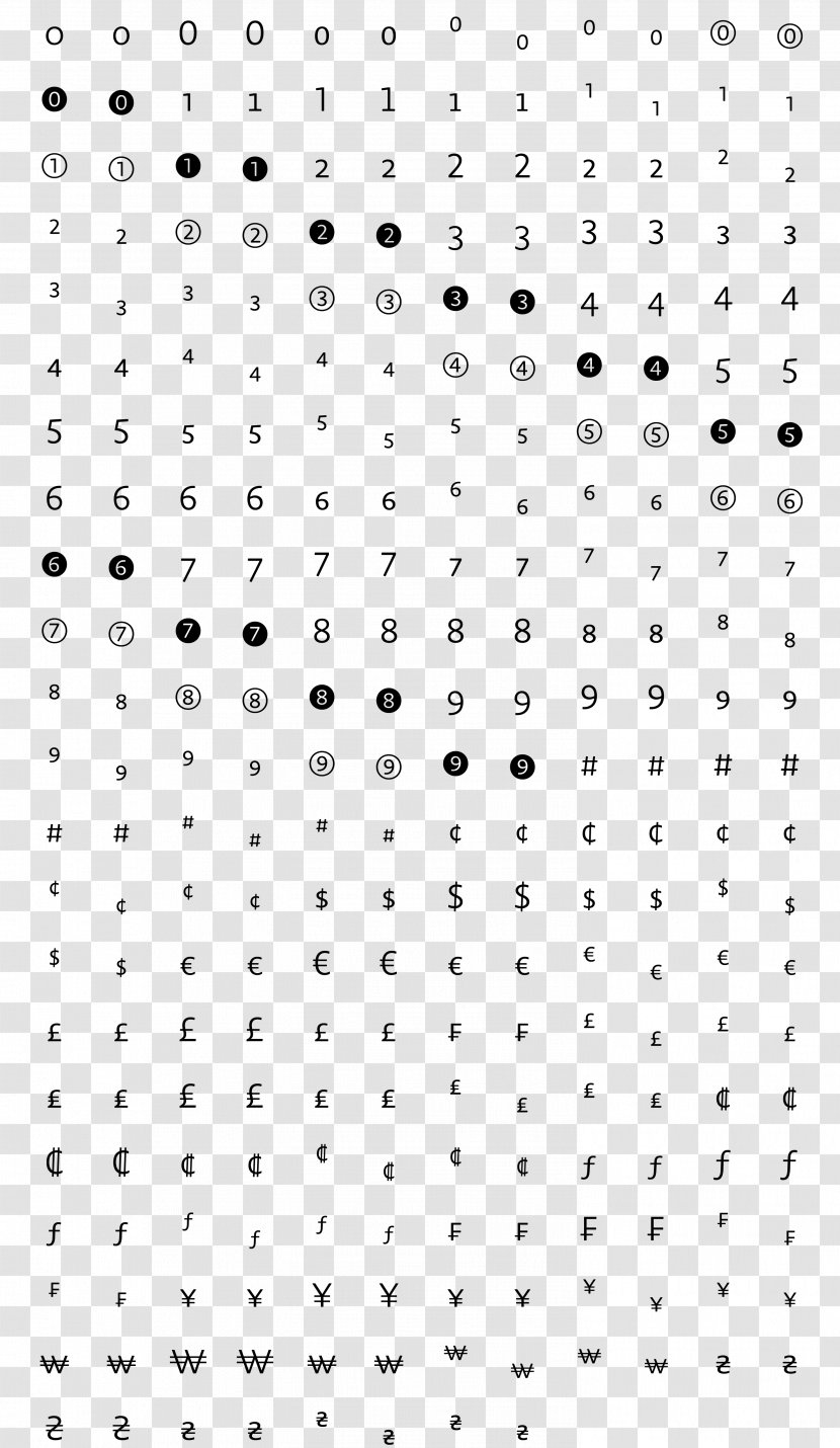Sans-serif Typeface Stencil Font - Itsourtreecom - White Transparent PNG