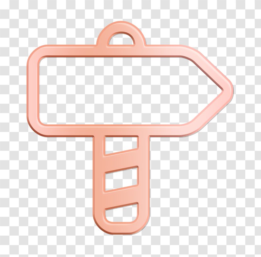 Location Icon Navigation North Pole - Road - Metal Pink Transparent PNG