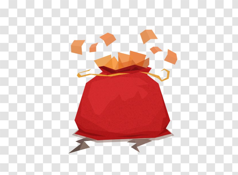 Computer File - Peach - Purse Transparent PNG