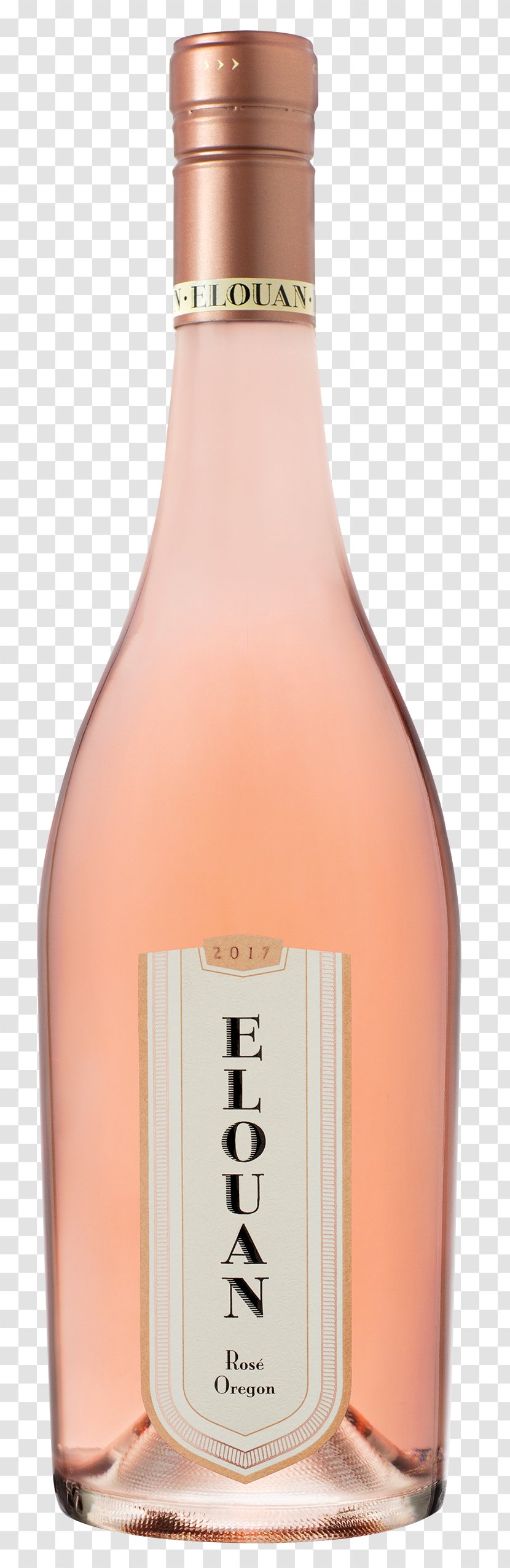 Elouan Wine Pinot Noir Rosé Liqueur - Peach Transparent PNG