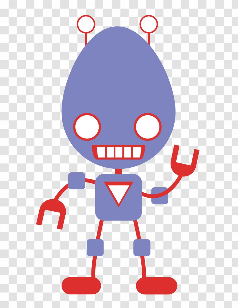 Robot Clip Art - Silhouette - Geomatric Transparent PNG