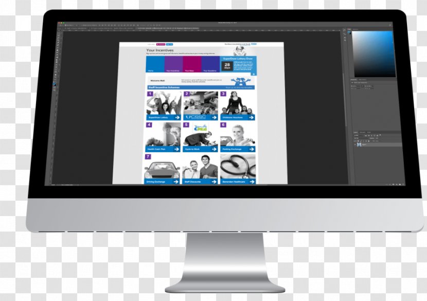 Computer Monitors Software Information Portal Infographic - Electronics Transparent PNG