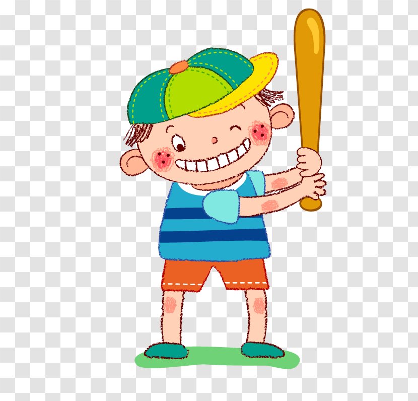 Mothers Day Childrens Clip Art - Play - Baseball Kid Transparent PNG