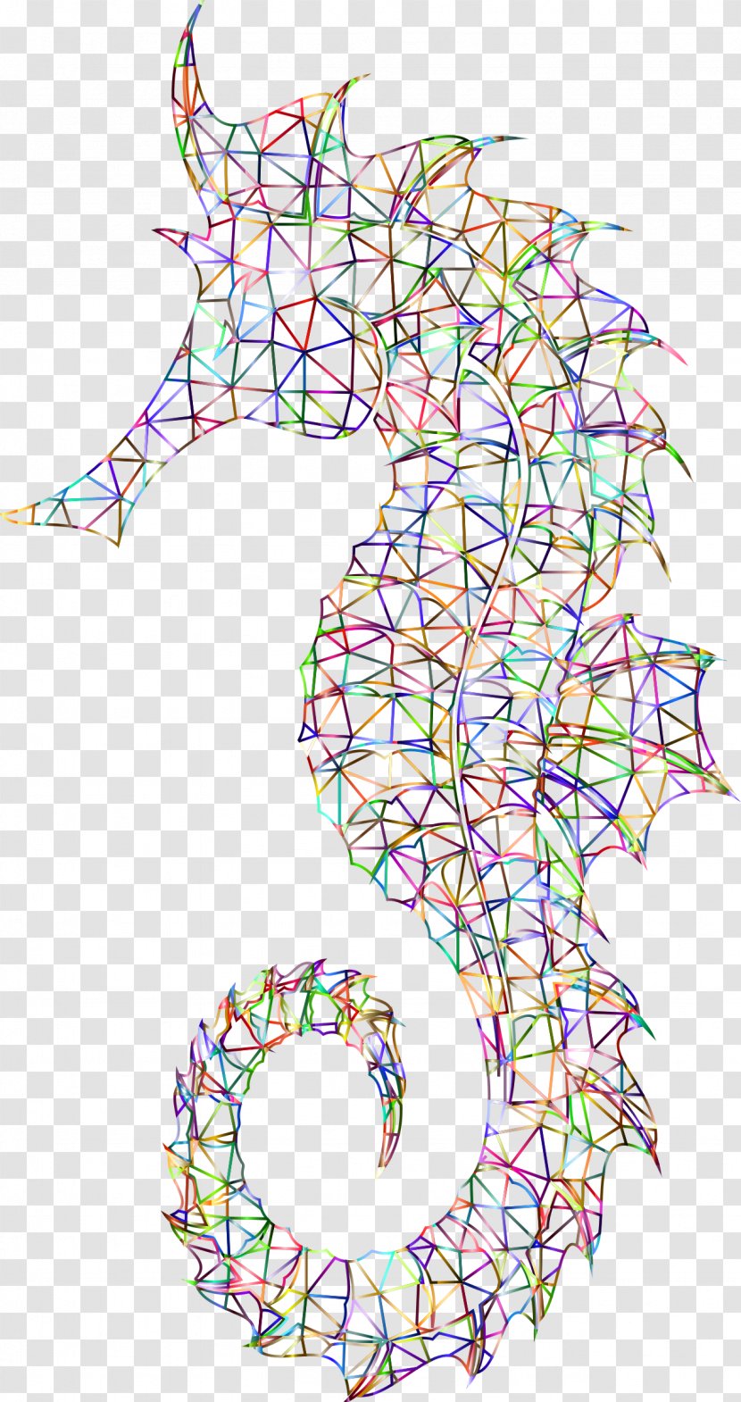 Clip Art - Tree - Seahorse Transparent PNG