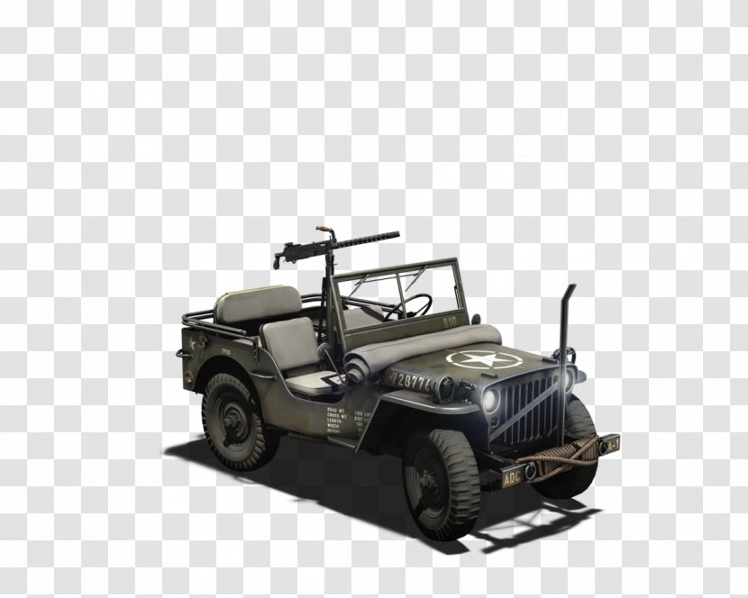 Willys Jeep Truck MB Car Bumper - Off Road Vehicle Transparent PNG