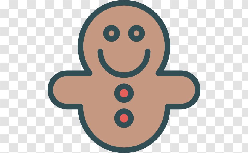 Smiley Cartoon Area Circle Clip Art - Gingerbread Man Transparent PNG