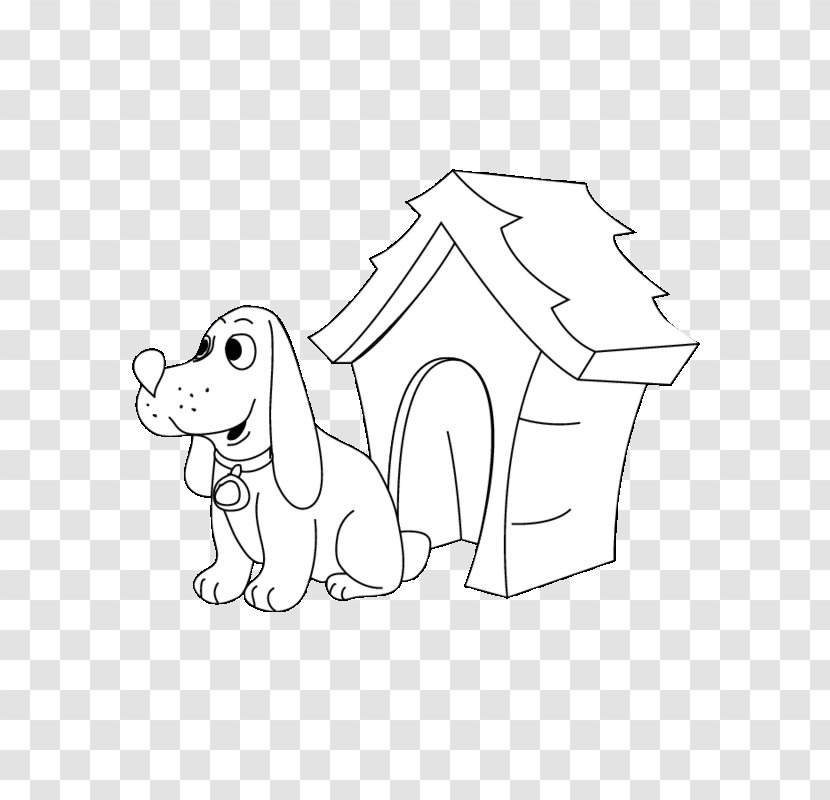 Non-sporting Group Dog Houses Snoopy Black And White - Peanuts - Kennel Transparent PNG
