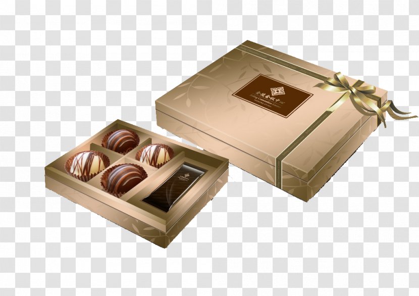 Paper Box Packaging And Labeling Chocolate - Cardboard - Valentine Transparent PNG