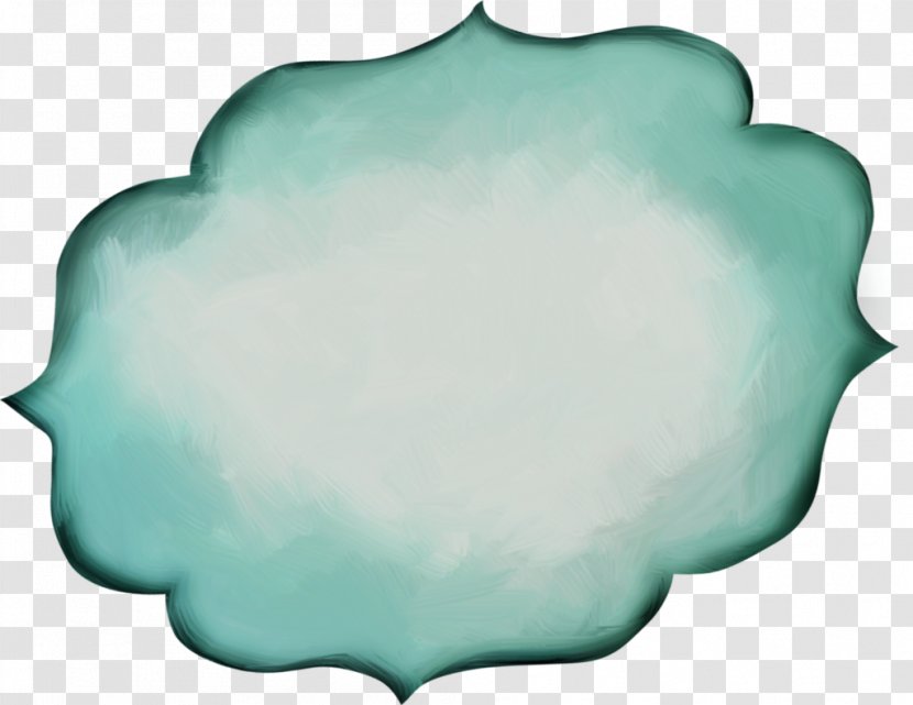 Centerblog - Turquoise - Gray Label Transparent PNG
