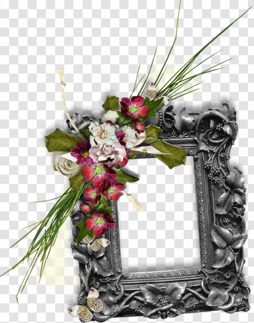 Picture Frames Digital Photo Frame Photography - Flowering Plant - Vintage Transparent PNG