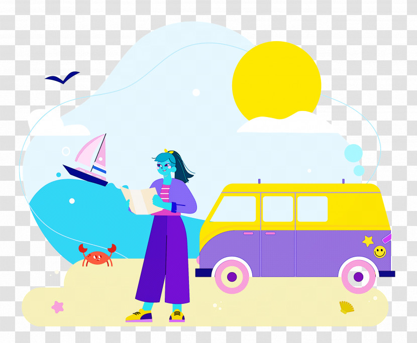 Seashore Day Vacation Travel Transparent PNG