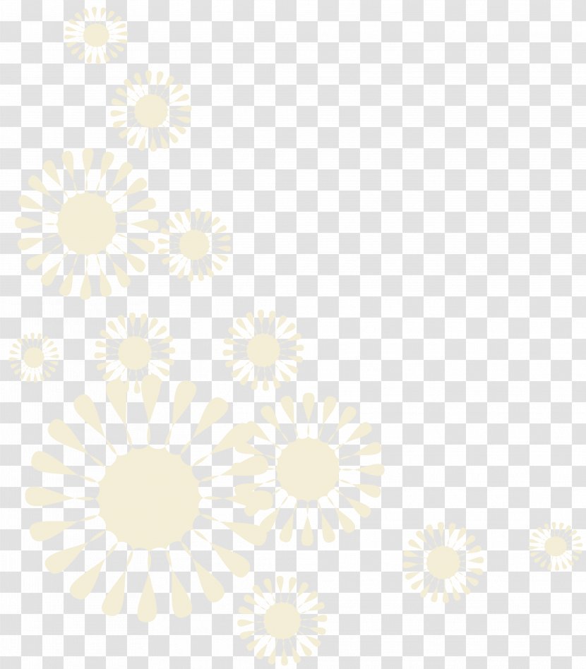 Flower White Floral Design Yellow - Flowering Plant - Decor Transparent PNG