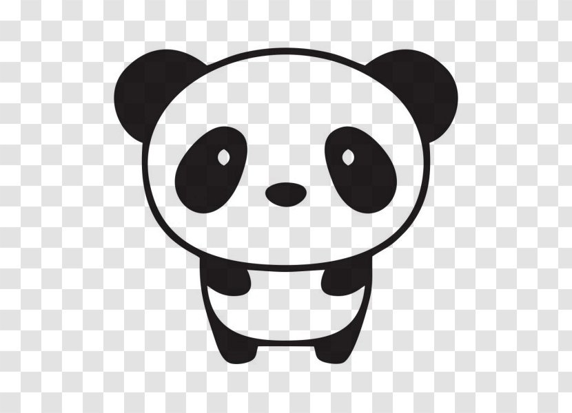 Giant Panda Bumper Sticker Wall Decal - Tree - Cool Stuff To Draw Transparent PNG