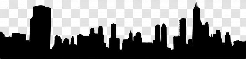 City Skyline Silhouette - Real Estate - Skyscraper Metropolitan Area Transparent PNG