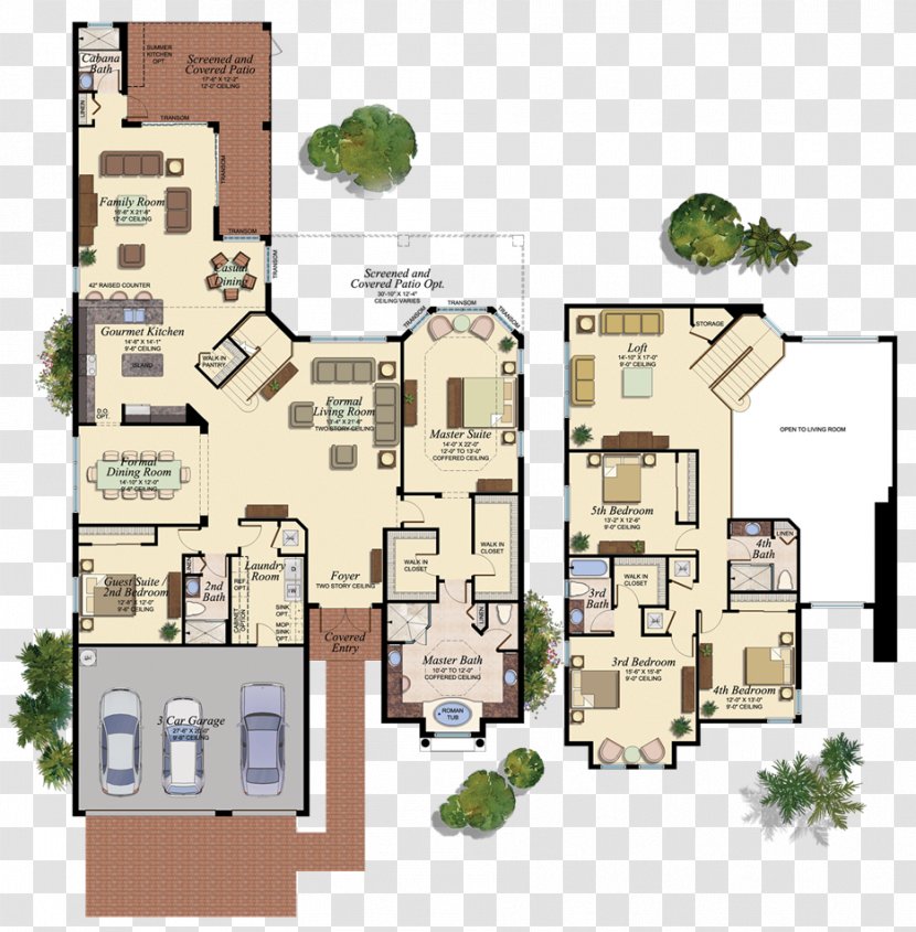 Floor Plan Bonita Springs Naples House - Elevation Transparent PNG