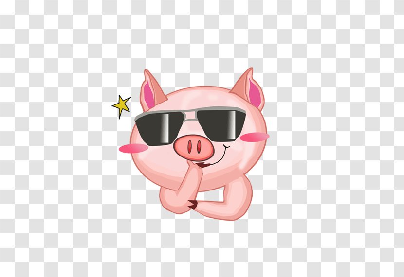 Domestic Pig Cartoon Korea Animation - Fictional Character - Japan And South Cute Piglets Transparent PNG