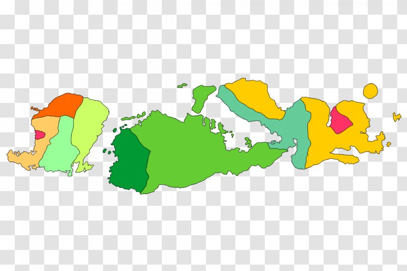 Central Lombok Regency West East Nusa Tenggara North - Provinces Of Indonesia - Map Transparent PNG