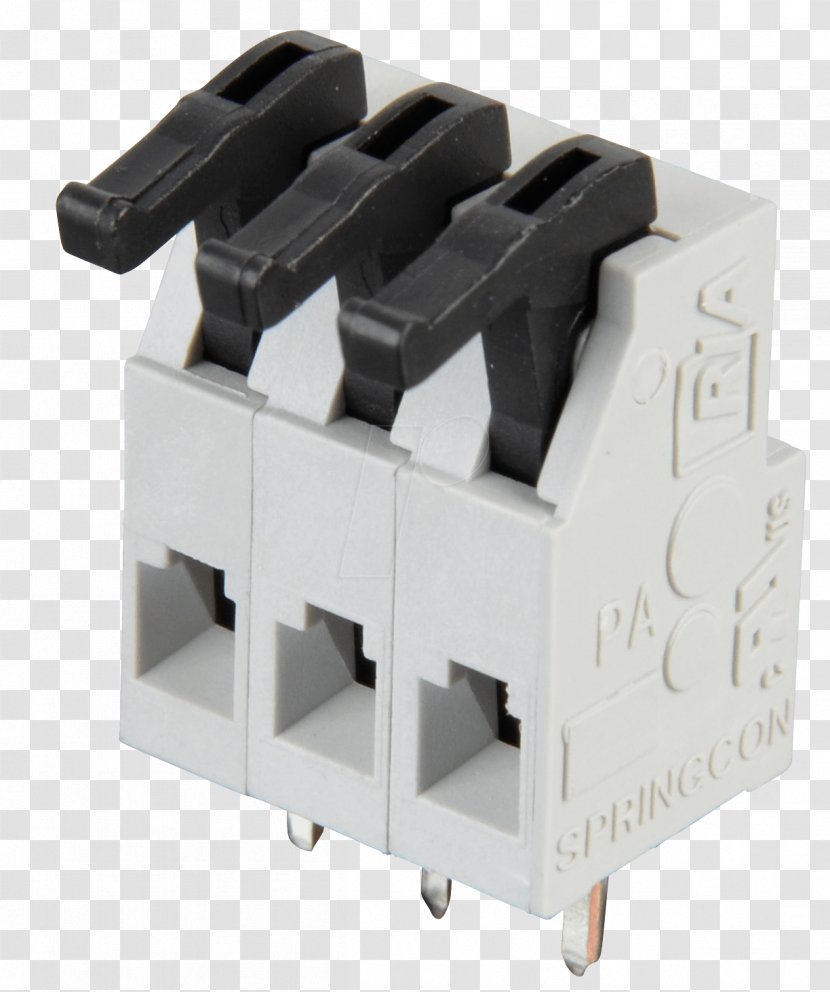 Terminal Bezšroubová Svorka Electrical Connector Printed Circuit Board Electronic Component - Electronics - Ast Transparent PNG