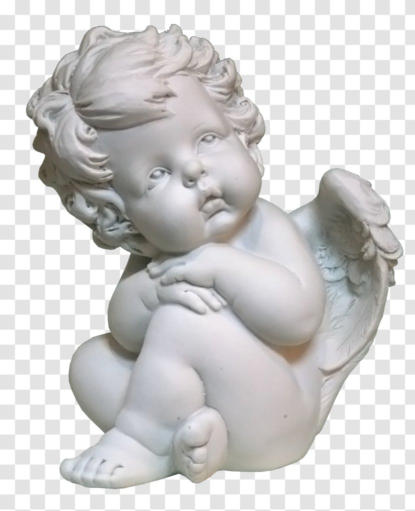 Angel Figurine Child Statue - Cute Kids Transparent PNG