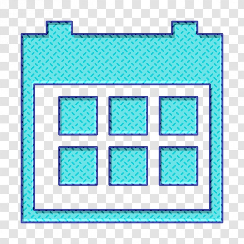 Book Icon Calendar Date - Rectangle Teal Transparent PNG
