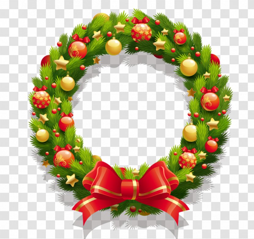 Wreath Christmas Clip Art - Decor Transparent PNG