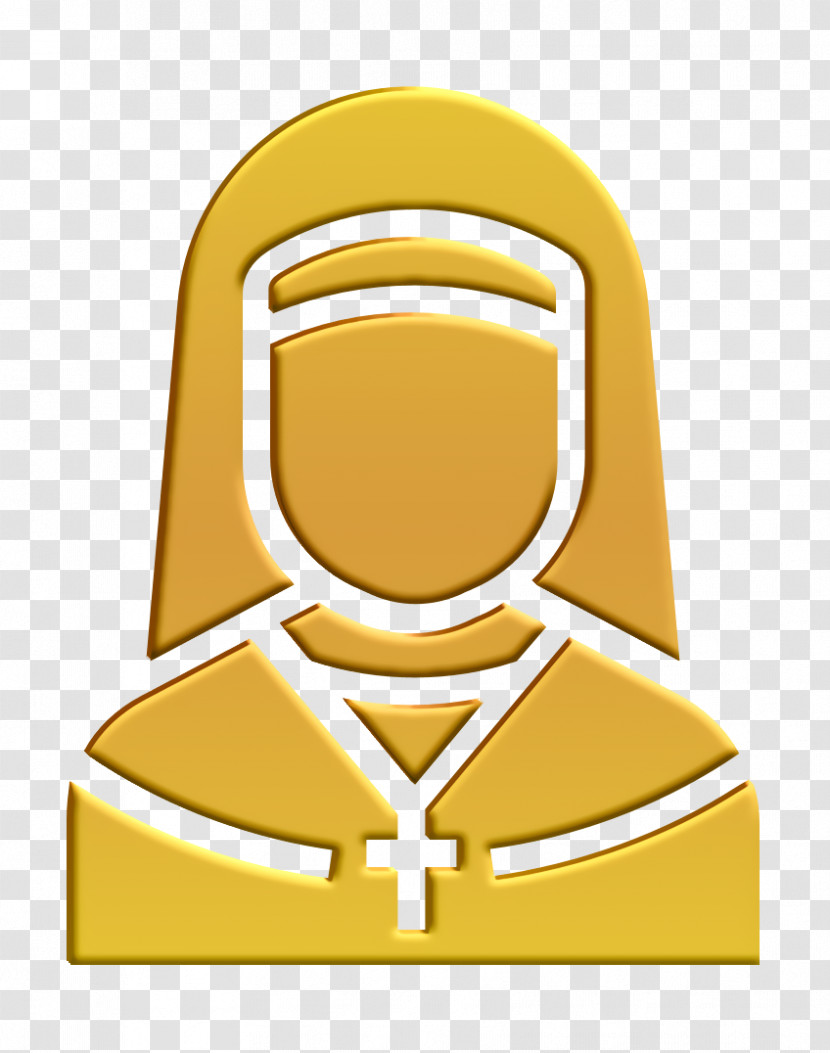 Nun Icon Jobs And Occupations Icon Transparent PNG