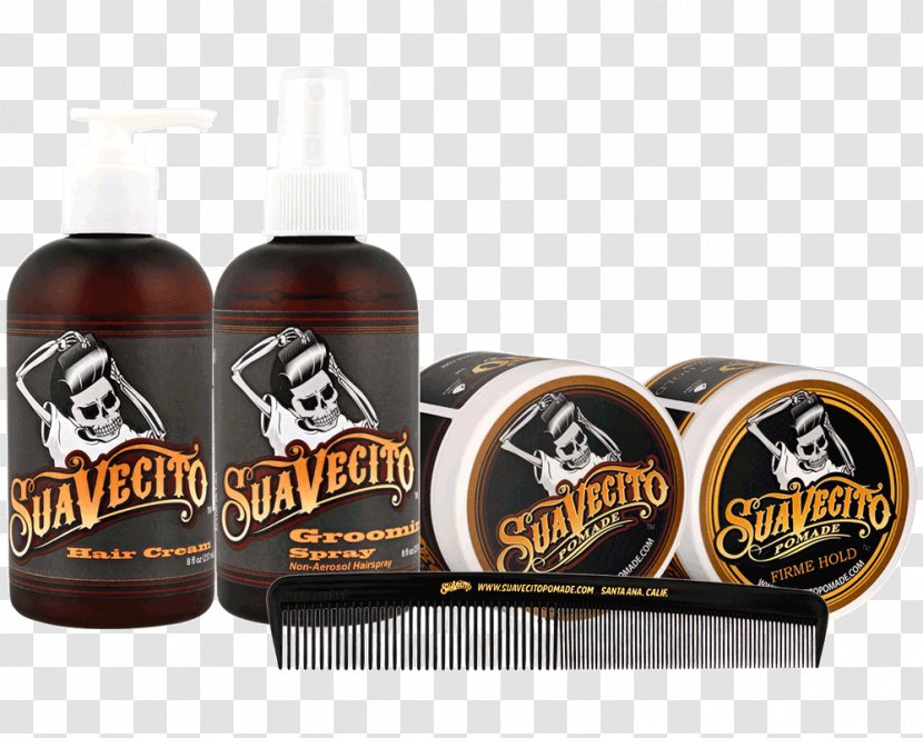 Comb Pomade Hair Styling Products Barber Suavecito Men's Kit - Hairstyle Transparent PNG