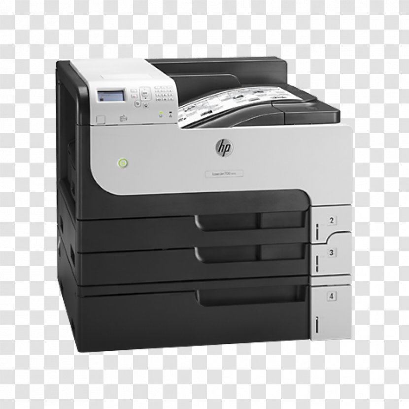 Hewlett-Packard HP LaserJet Enterprise 700 M712 M712XH Laser Printer - Output Device - Monochrome1200 X 1200 Dpi PrintPlain Paper PrintDesktop M712xh PrintingHewlett-packard Transparent PNG