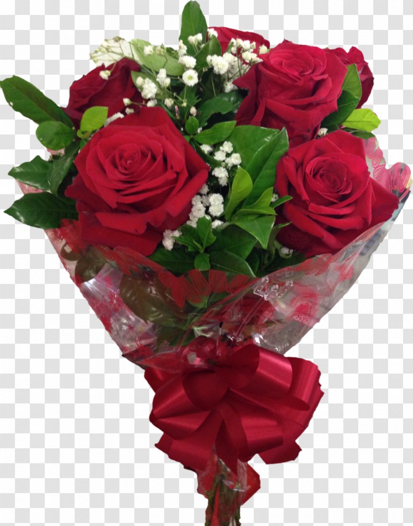 Flower Bouquet Garden Roses Birthday - Rose Transparent PNG