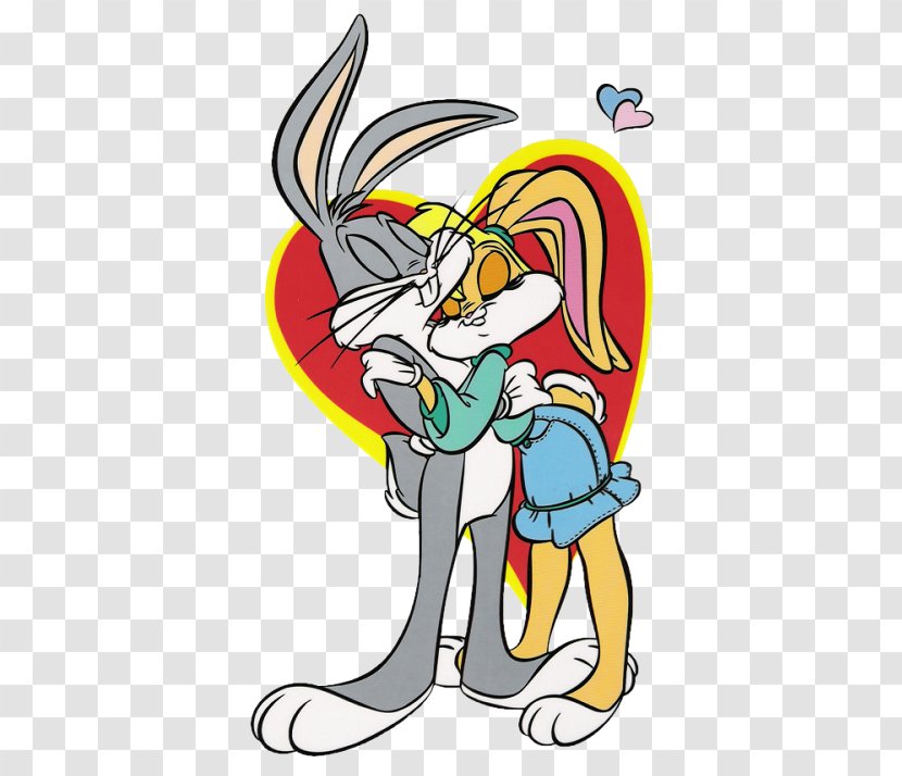 Bugs Bunny & Lola Bunny: Operation Carrot Patch Daffy Duck Looney Tunes - Watercolor - Heart Transparent PNG