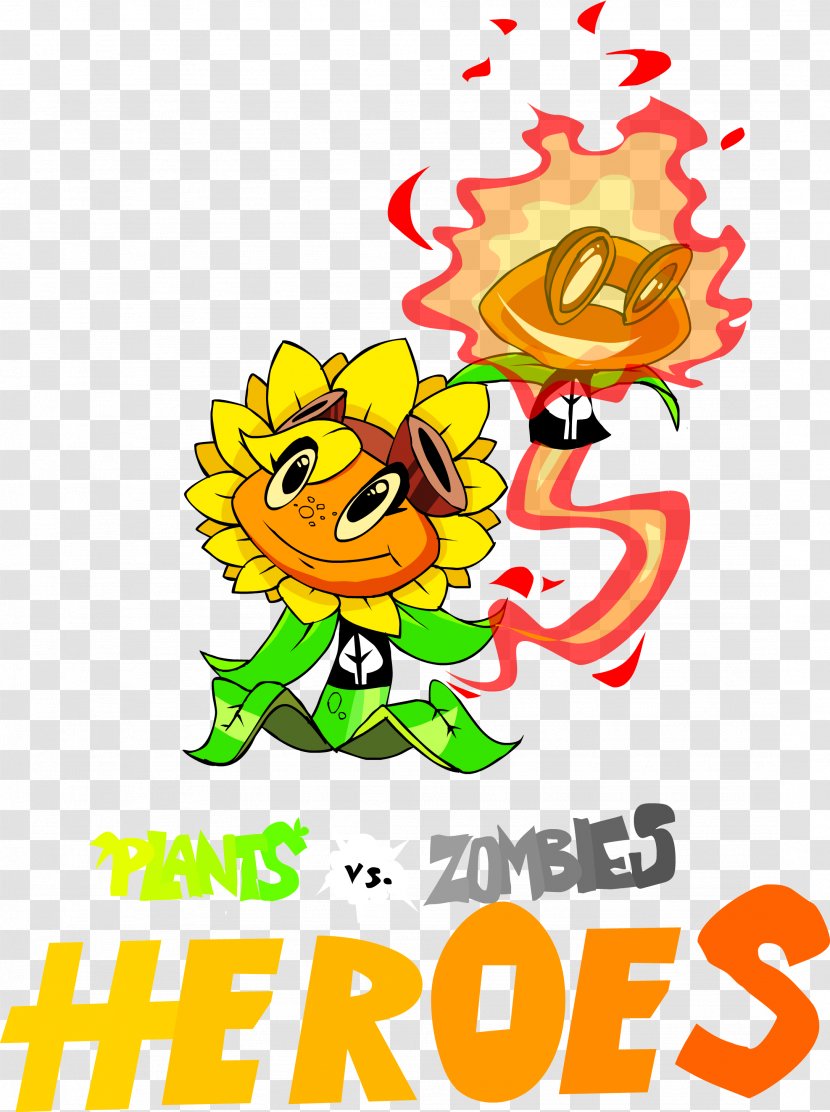 Plants Vs. Zombies Heroes Zombies: Garden Warfare 2 2: It's About Time - Drawing - Solar Flare Transparent PNG