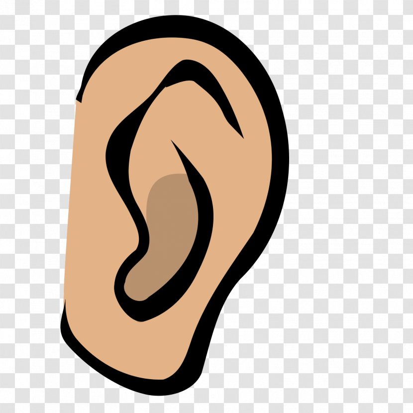 Hearing Clip Art - Cartoon - Ear Transparent PNG