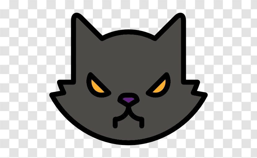 Cat Halloween Icon - Clip Art - Cartoon Transparent PNG