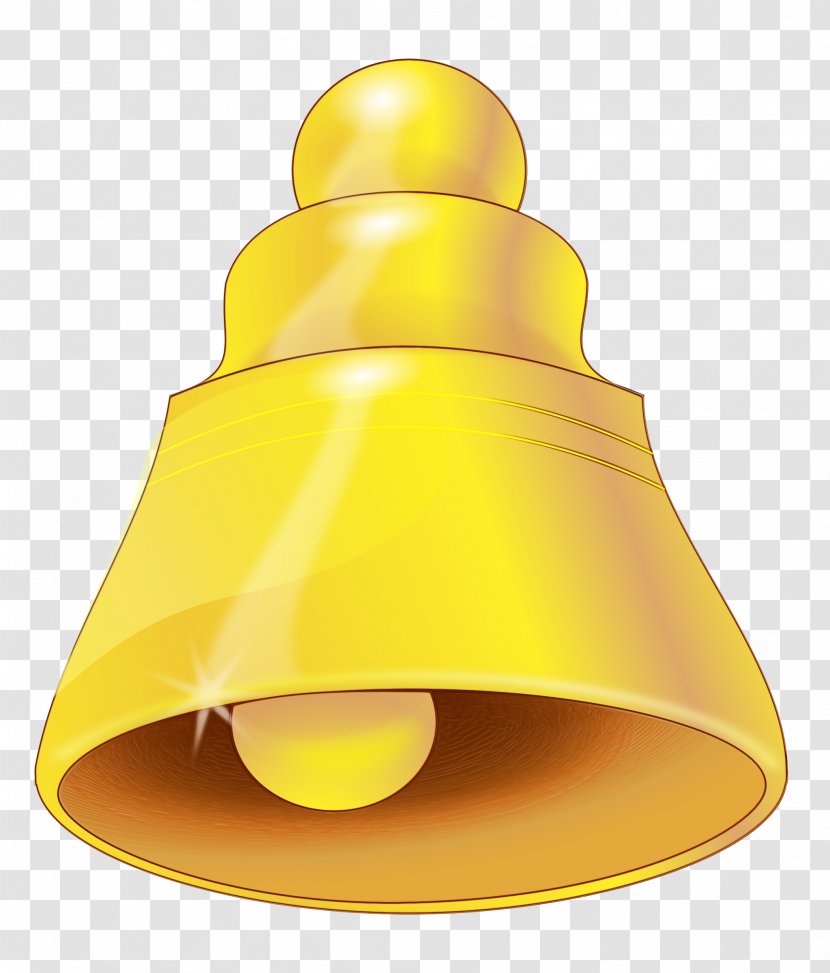 Church Cartoon - Jingle Bell - Cone Yellow Transparent PNG
