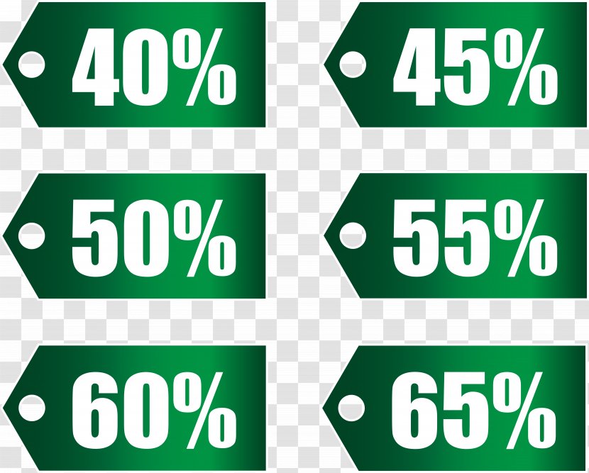 Coupon Sales - Blue - Green Discount Tags Set Part 2 Transparent Image Transparent PNG